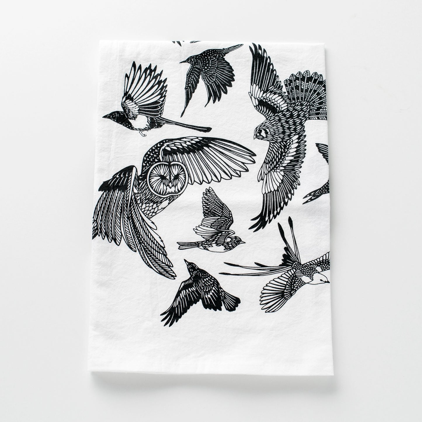 Bird Mafia Tea Towel