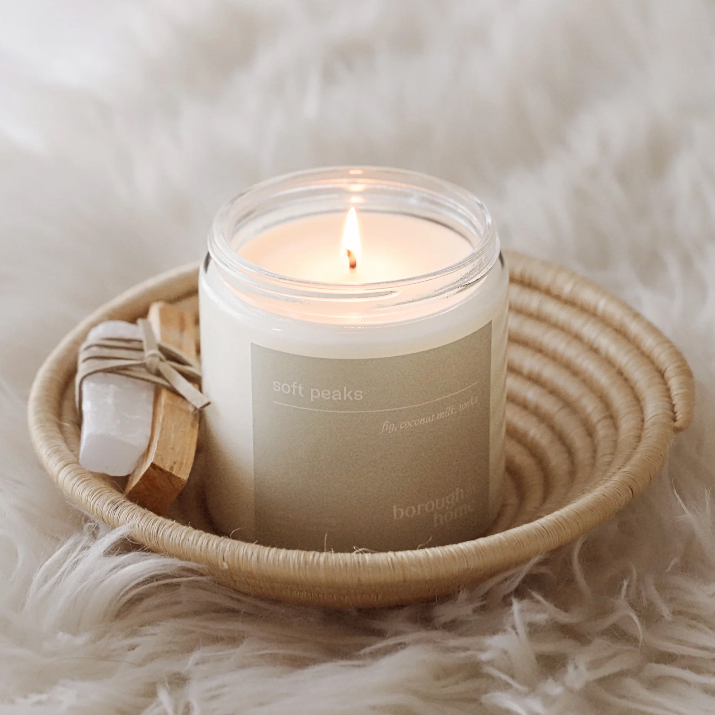 Borough Home Soft Peaks Candle