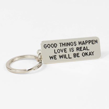 Adam J Kurtz Good Things Keychain