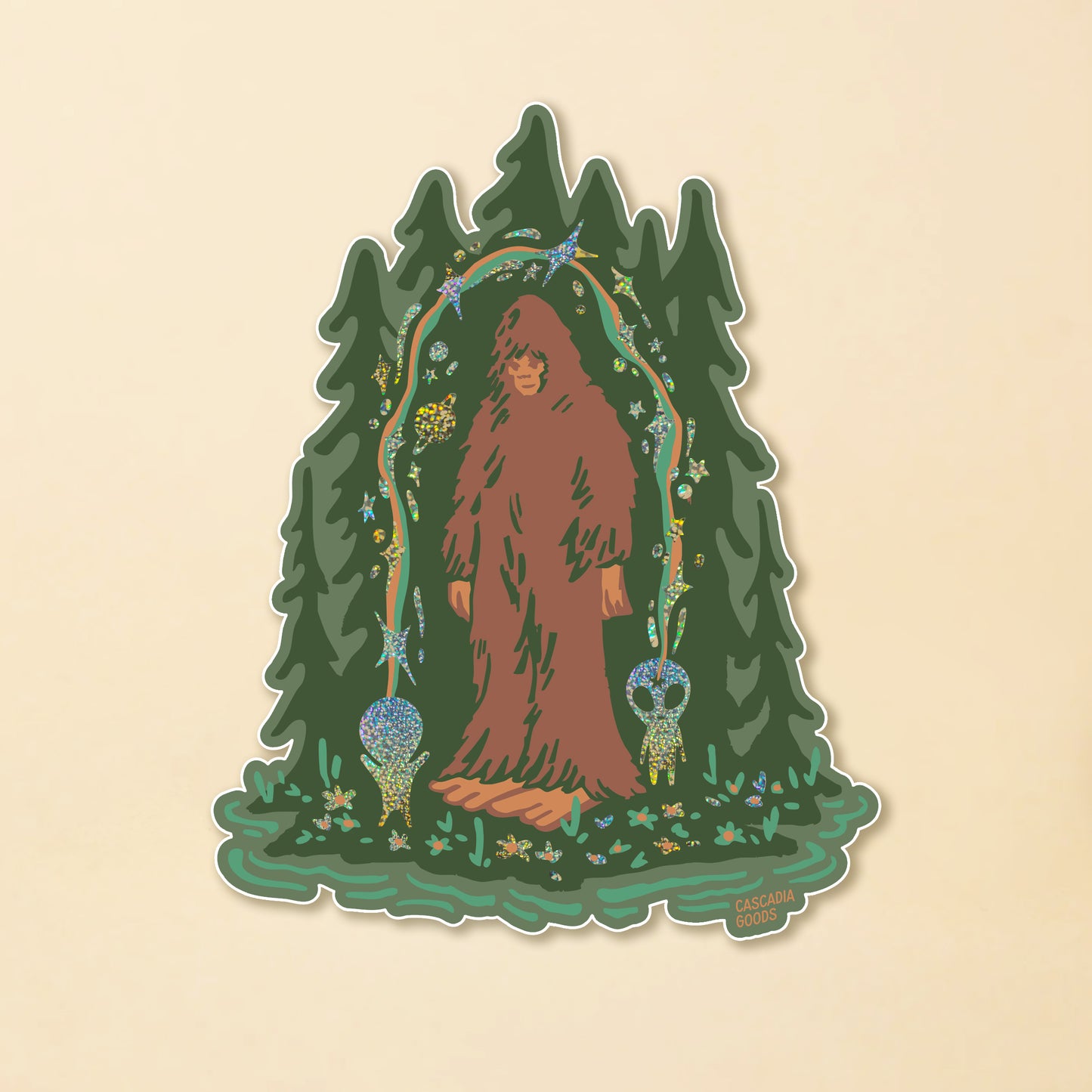 Believe Bigfoot Sticker