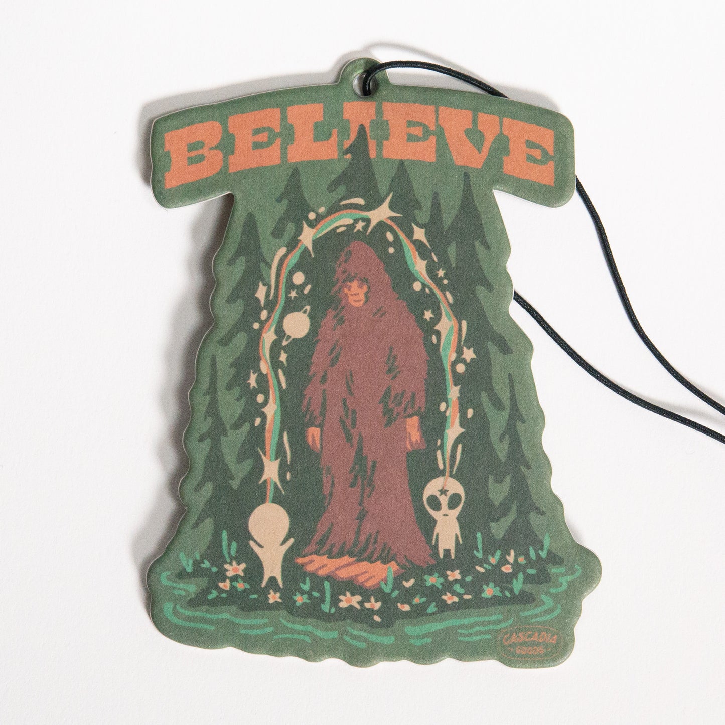 Incense & Tangerine Peel / Believe Bigfoot Air Freshener