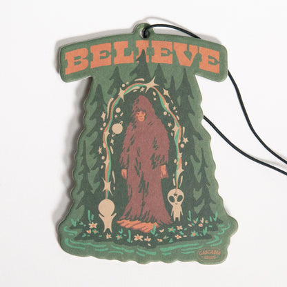 Incense & Tangerine Peel / Believe Bigfoot Air Freshener