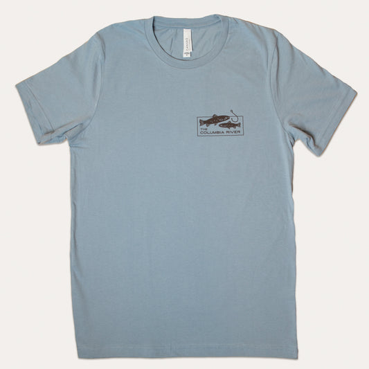 Columbia River Fish Unisex Shirt (Denim)