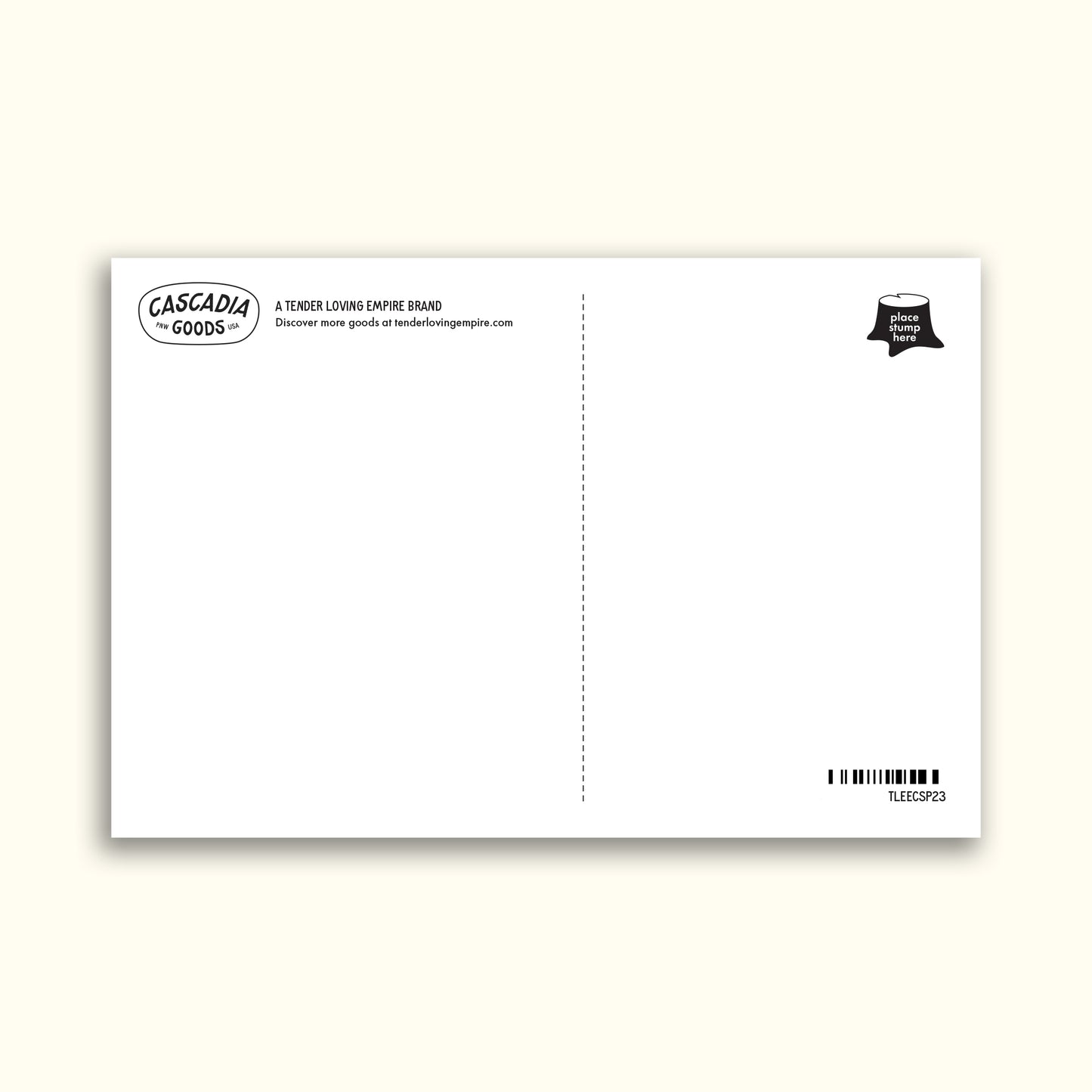 Oregon Coast Shoreline Postcard