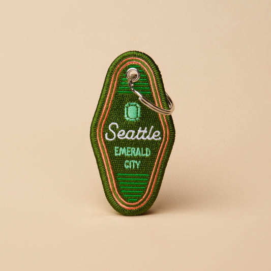 Emerald City Patch Keychain