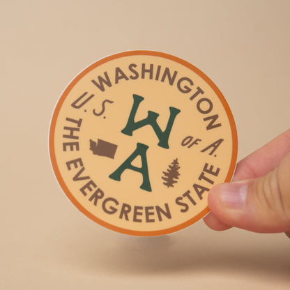 Washington Badge Sticker