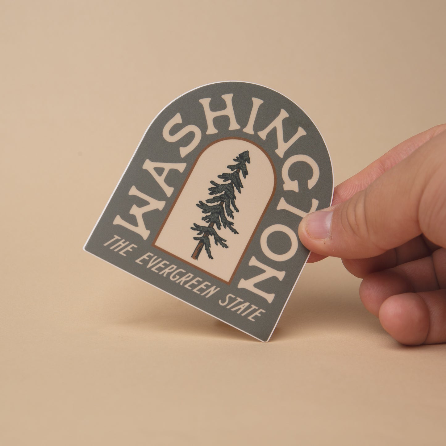 Washington Evergreen Sticker