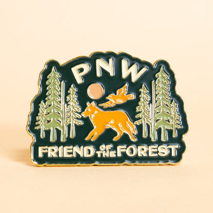 Friend of the Forest Enamel Magnet