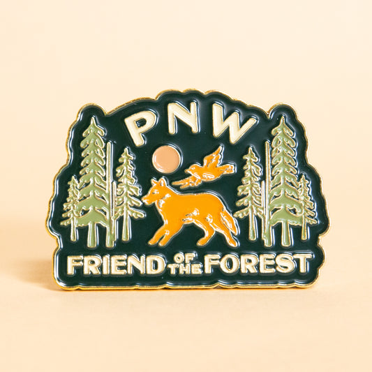 Friend of the Forest Enamel Magnet