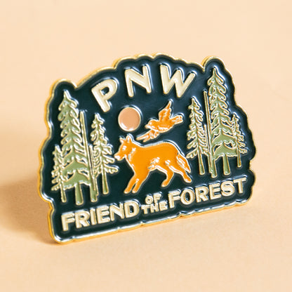 Friend of the Forest Enamel Magnet