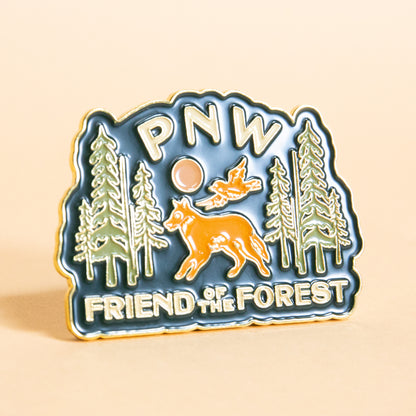 Friend of the Forest Enamel Magnet