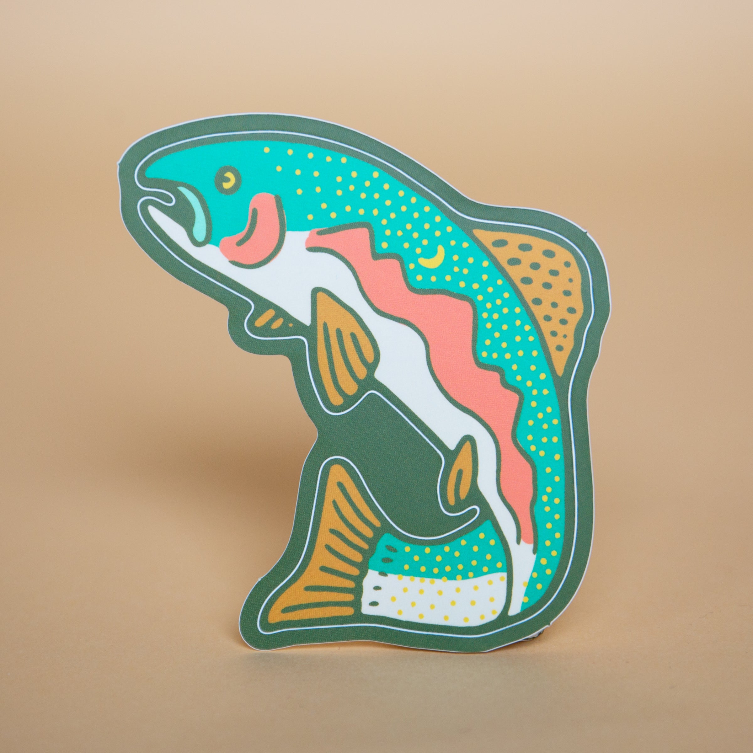 Trout Landscape Sticker – Tender Loving Empire