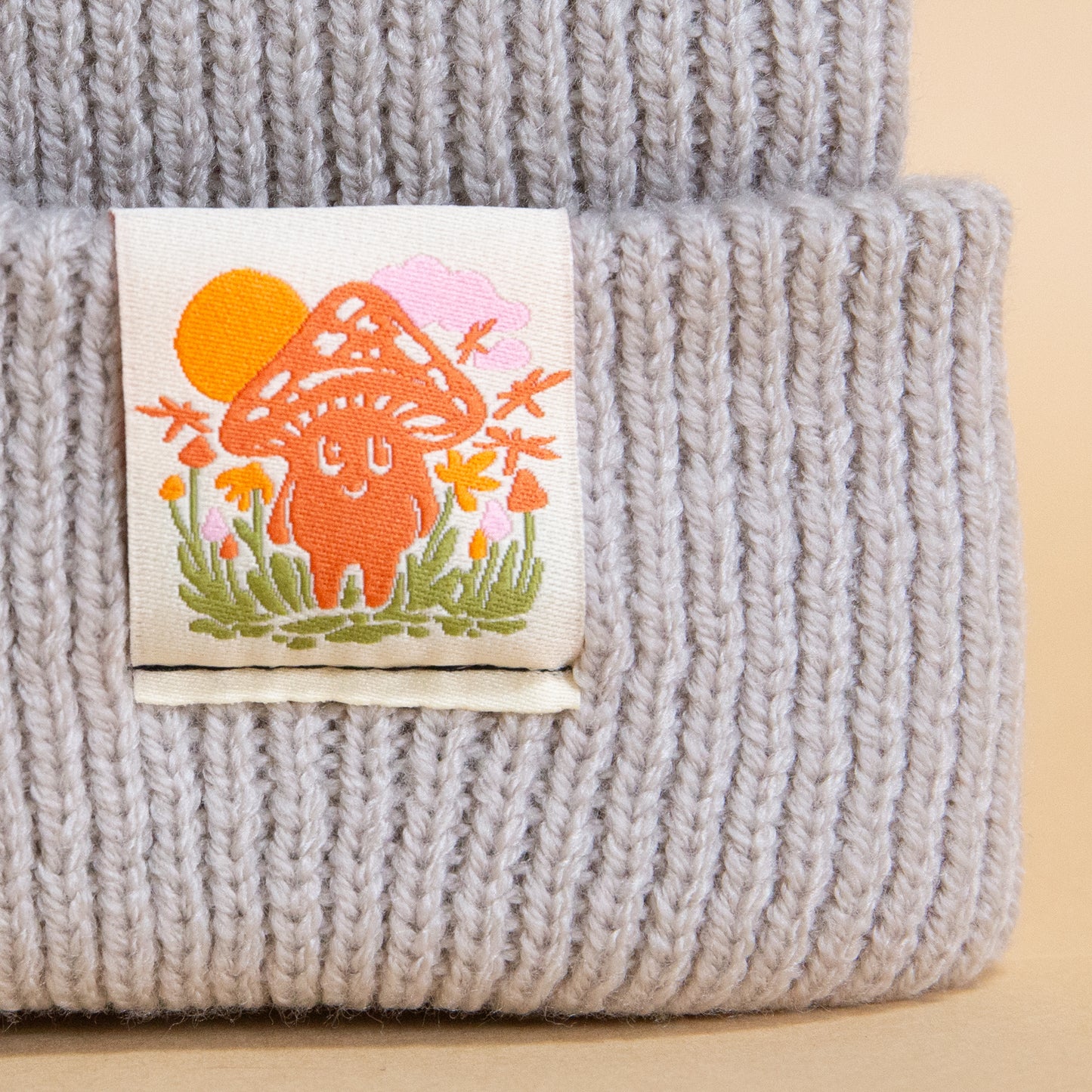 Little Mushroom Kids Beanie (Oatmeal)