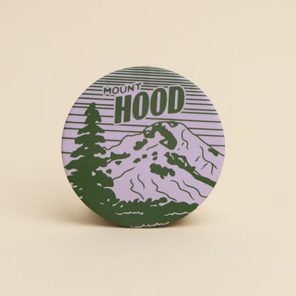Mount Hood Cork Coaster