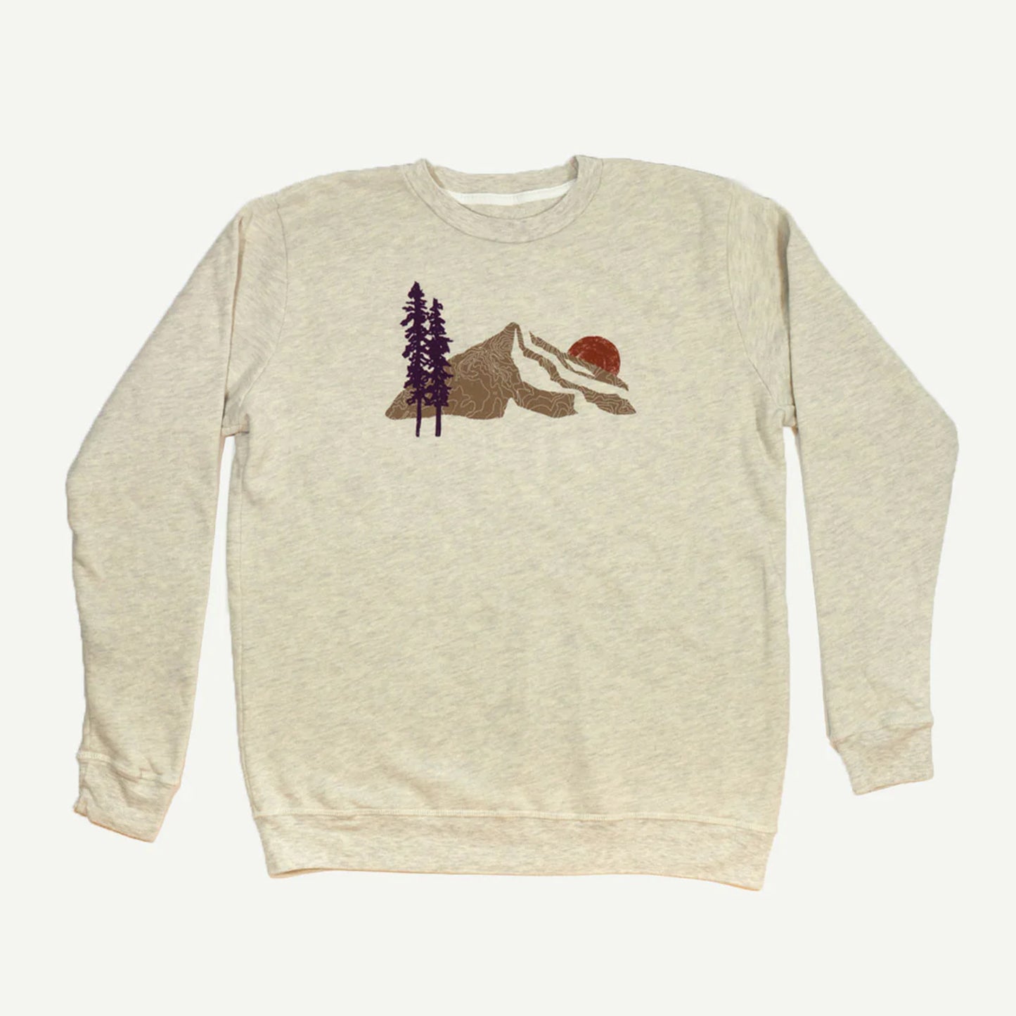 Mountain Topo Crew Sweatshirt (Oatmeal)