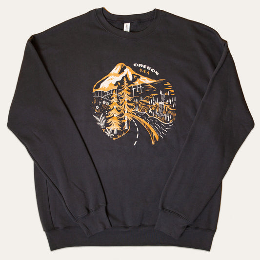 OR Scenic Route Crew Sweatshirt (Grey)