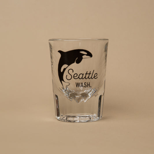 Seattle Orca Shot Glass