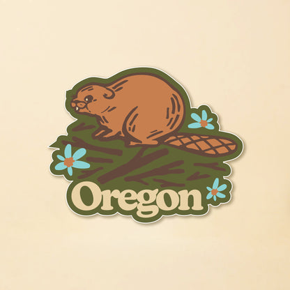 OR Baby Beaver Sticker