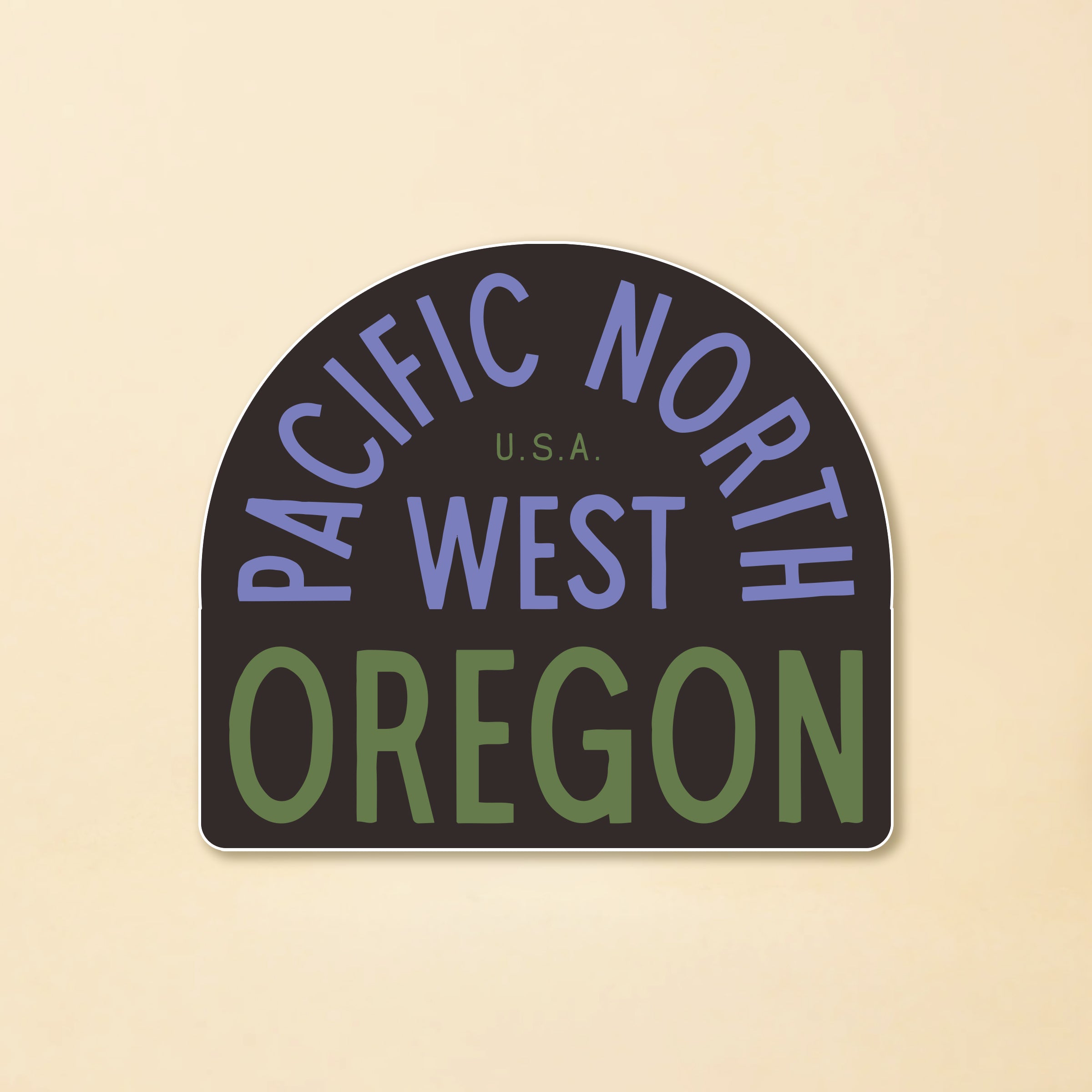 PacNW Oregon Sticker – Tender Loving Empire