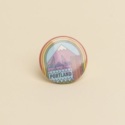 Portland Rainbow Button Pack