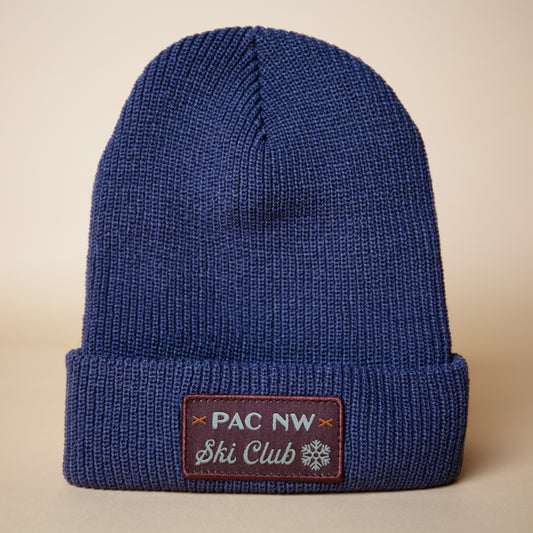 Pac NW Ski Club Beanie (Pale Navy)