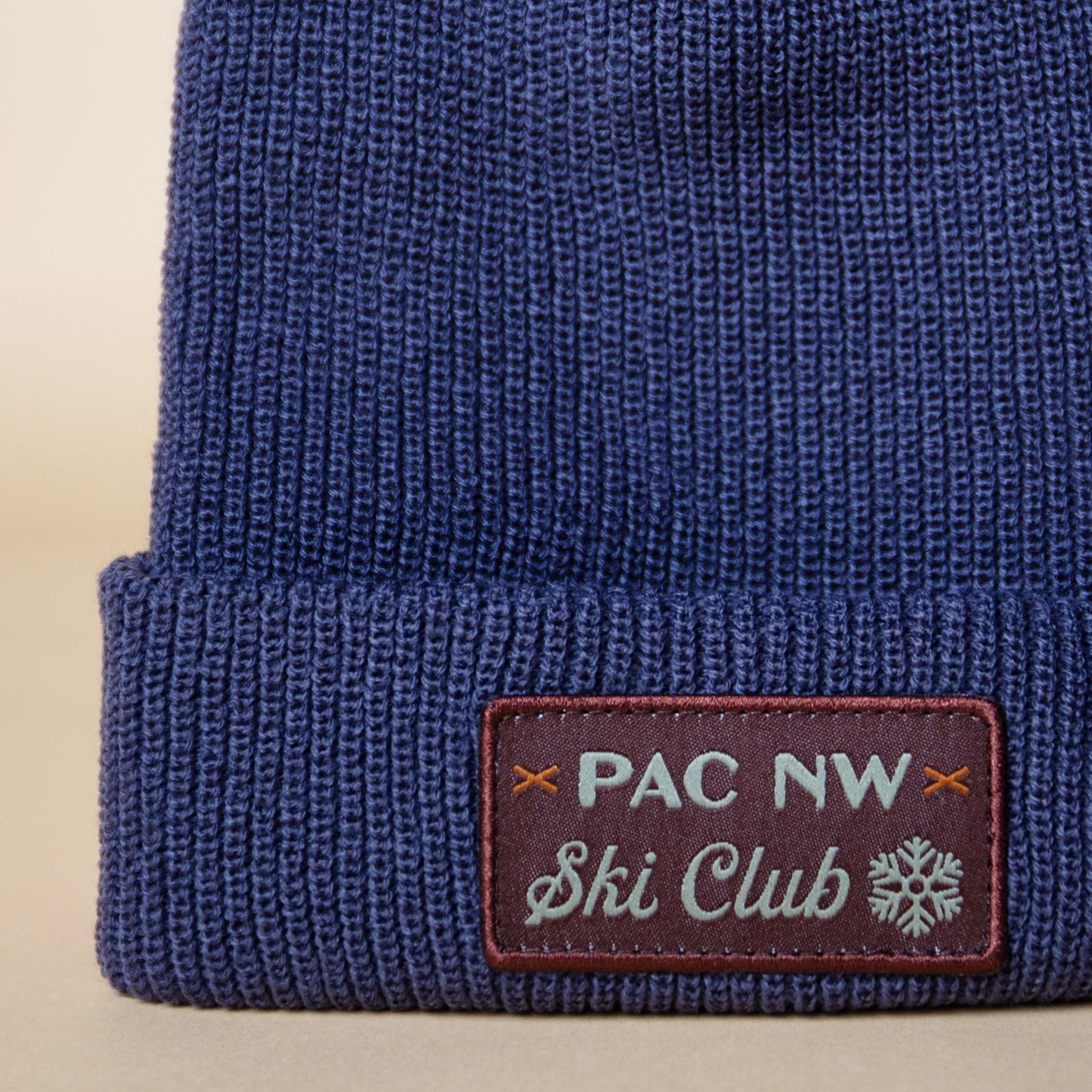 Pac NW Ski Club Beanie (Pale Navy)