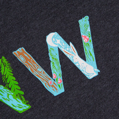 PNW Woodland Kids Hoodie (Grey)