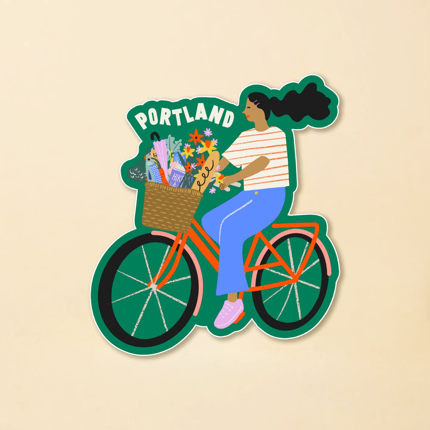 Portland Bike Ride Sticker