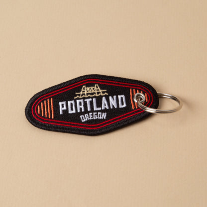 Portland Bridge Patch Keychain