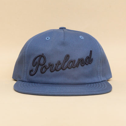 Portland Script Hat (Blue)