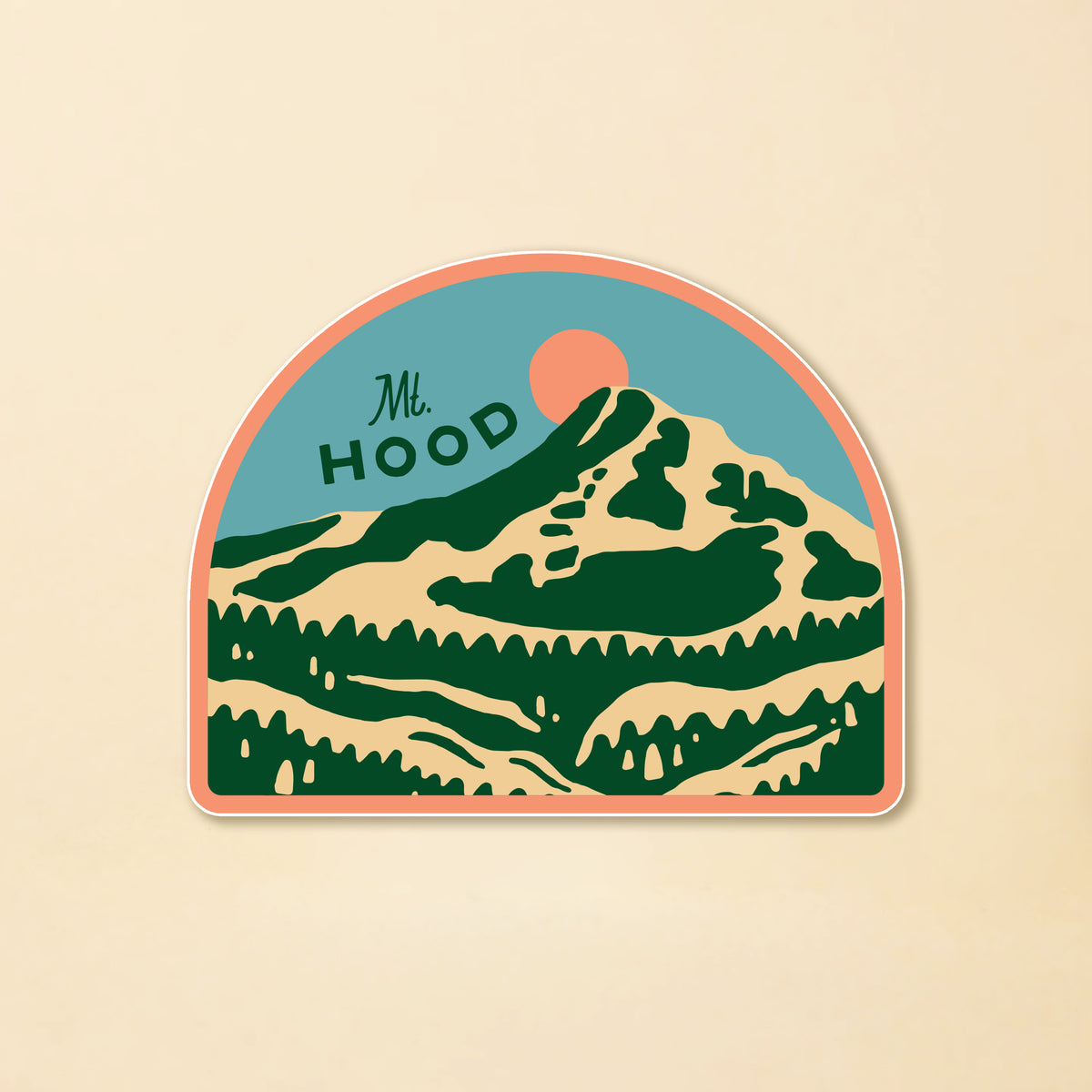Mountfield Sticker Retro Mt. Hood Sticker – Tender Loving Empire