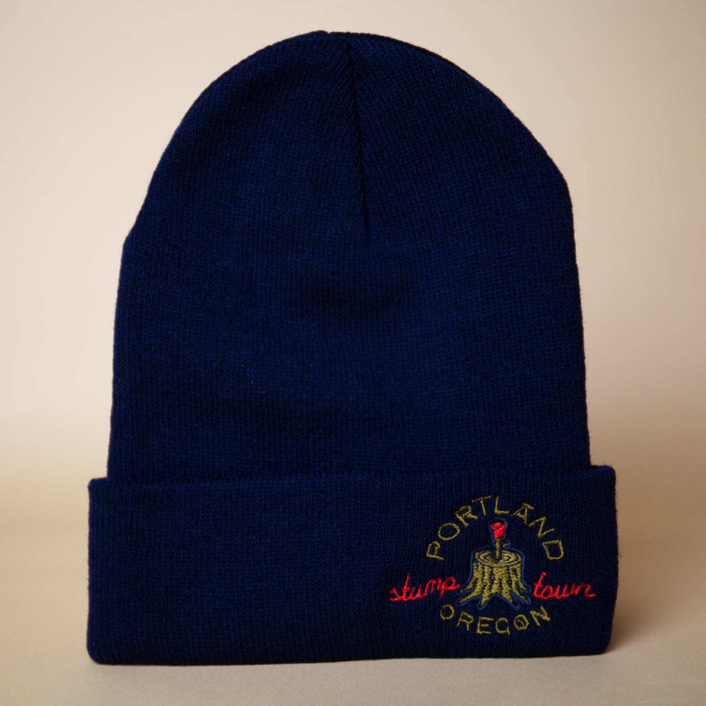 Portland Rose Stump Beanie (Blue)