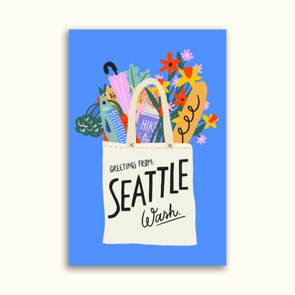 Seattle Market Postcard