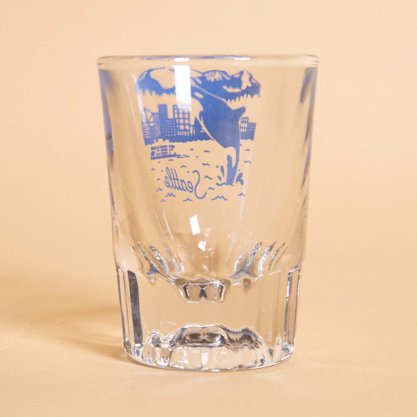 Seattle Orca Skyline Shot Glass