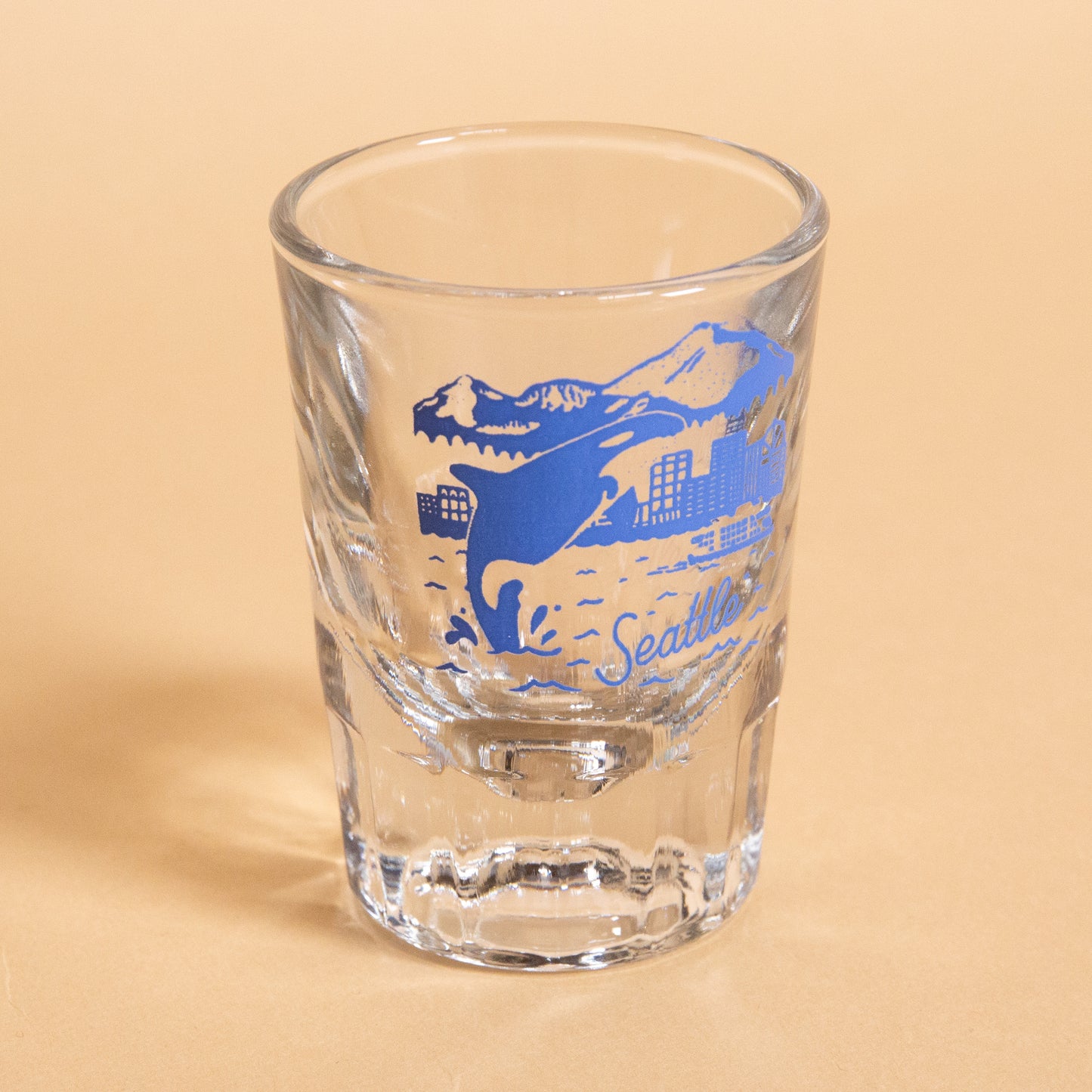 Seattle Orca Skyline Shot Glass