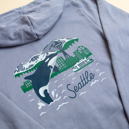 Seattle Orca Skyline Hoodie