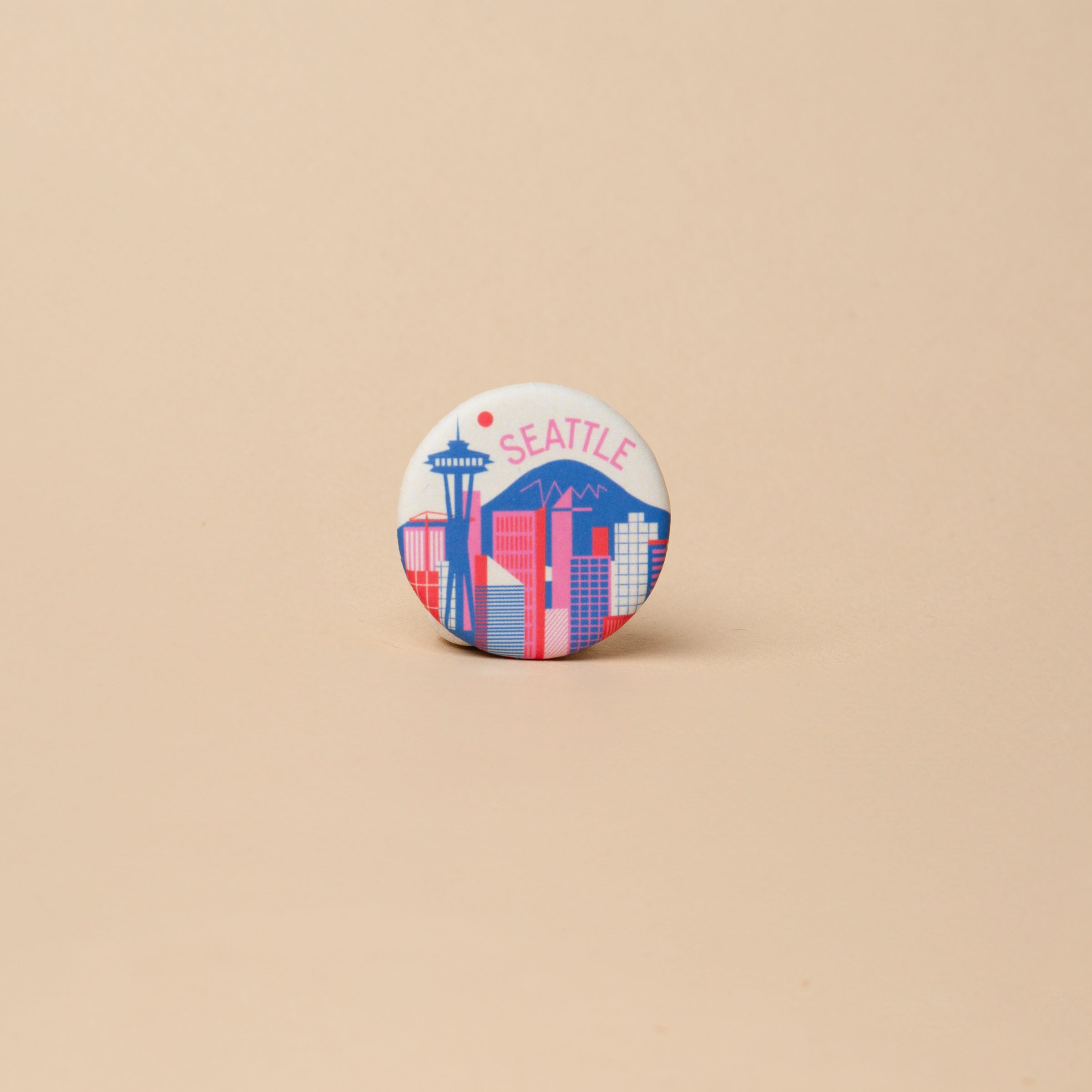 Tende Empire Seattle Skyline Button – Tender Loving Empire