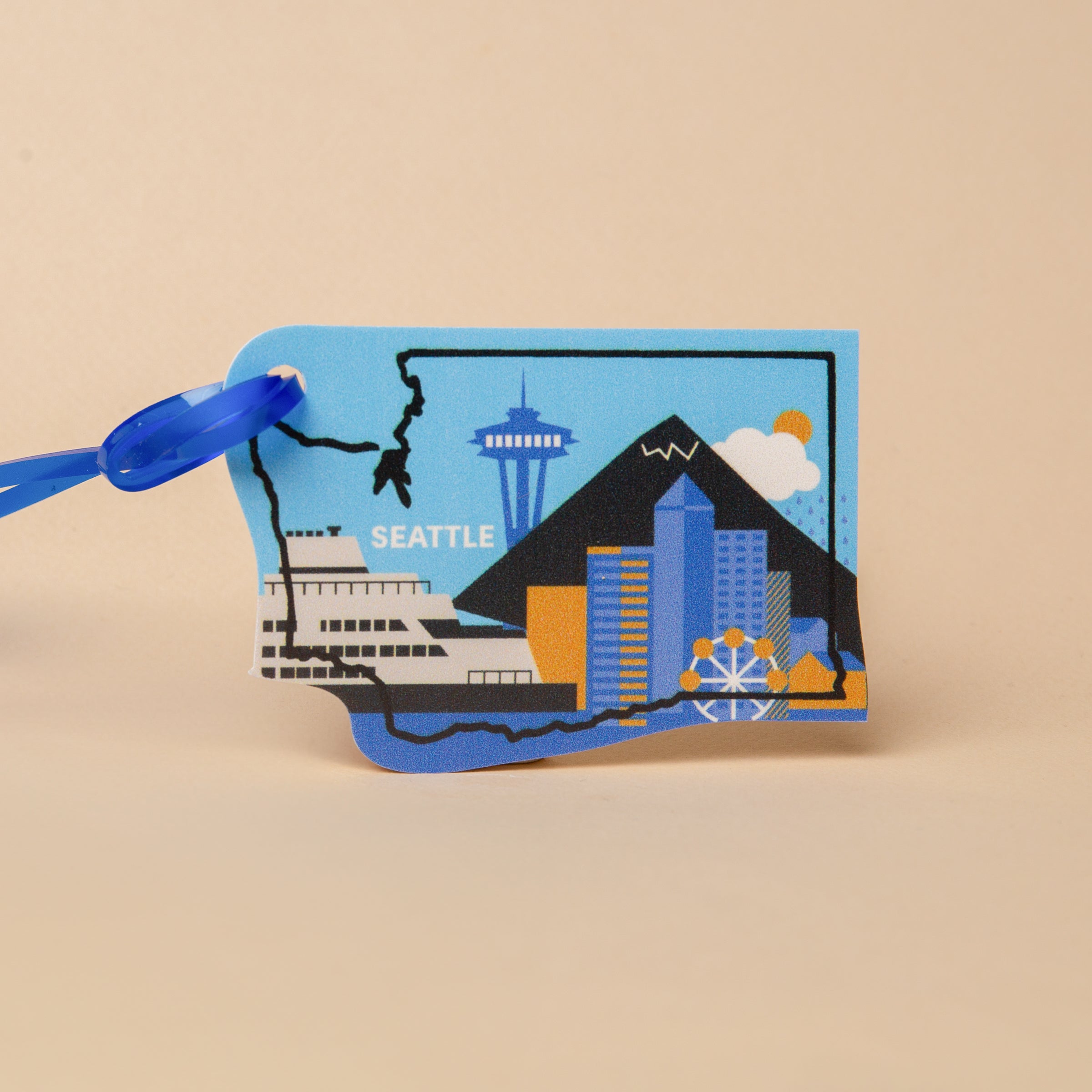 Tende Empire Seattle Ferry Luggage Tag – Tender Loving Empire