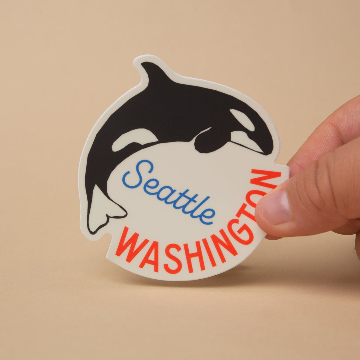 Seattle Orca Sticker – Tender Loving Empire