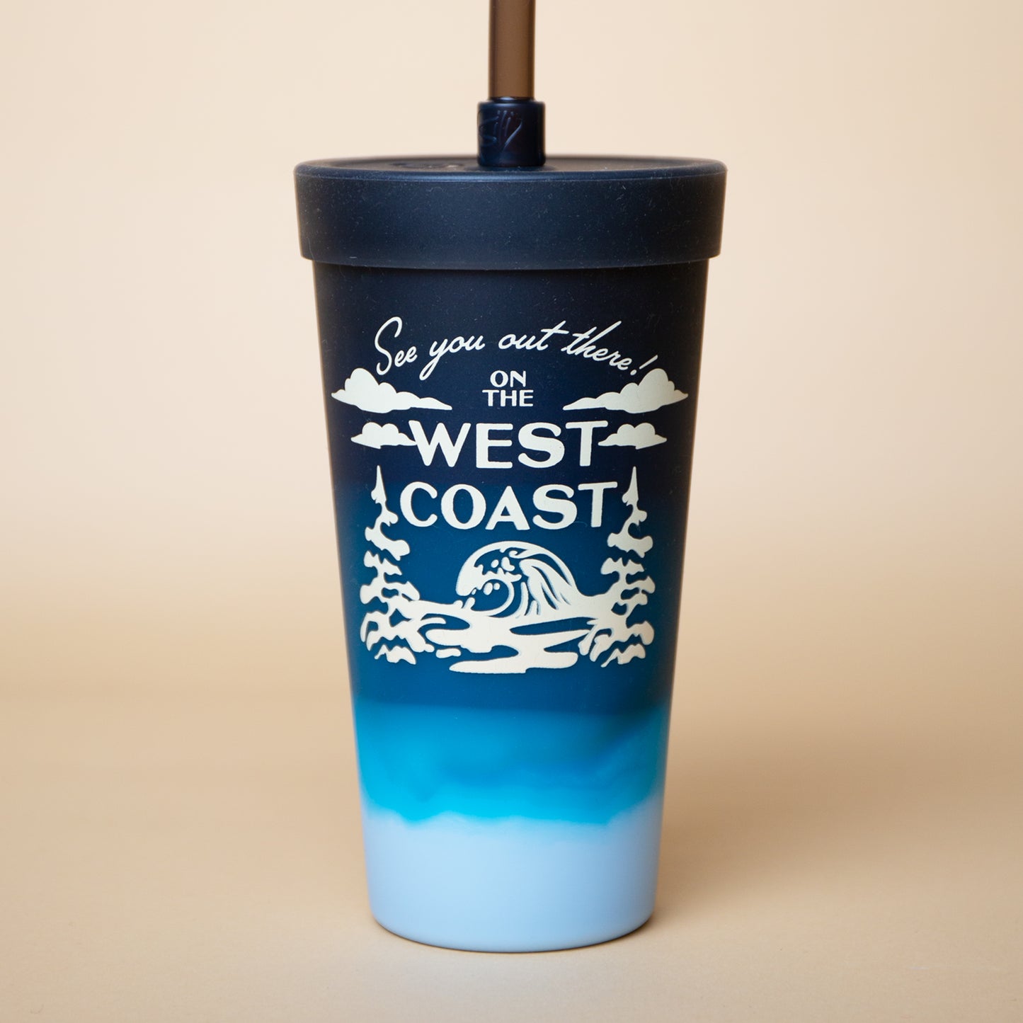 West Coast Straw Tumbler