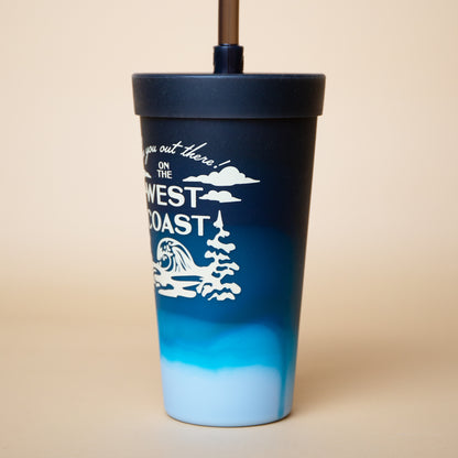 West Coast Straw Tumbler