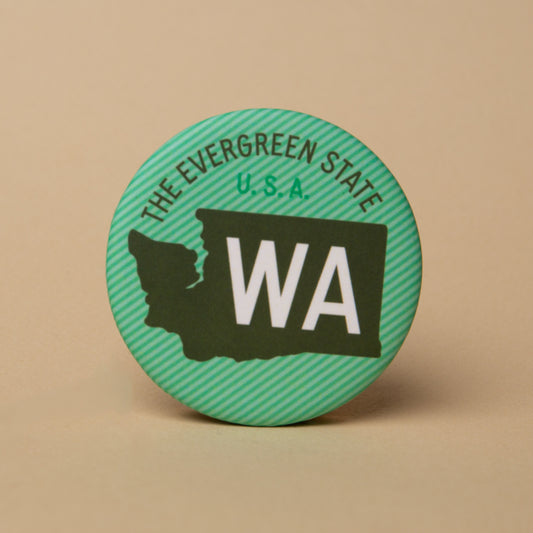 WA State Round Magnet