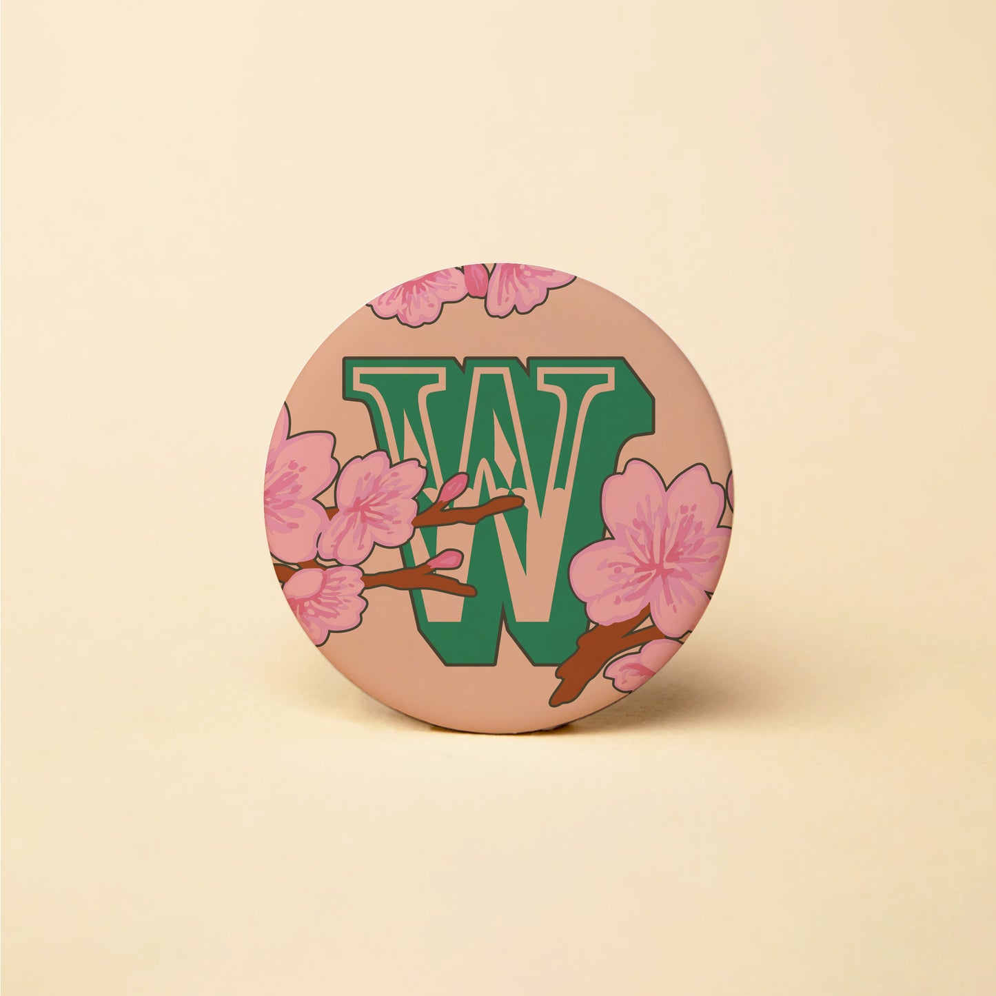 WA Cherry Blossom Button