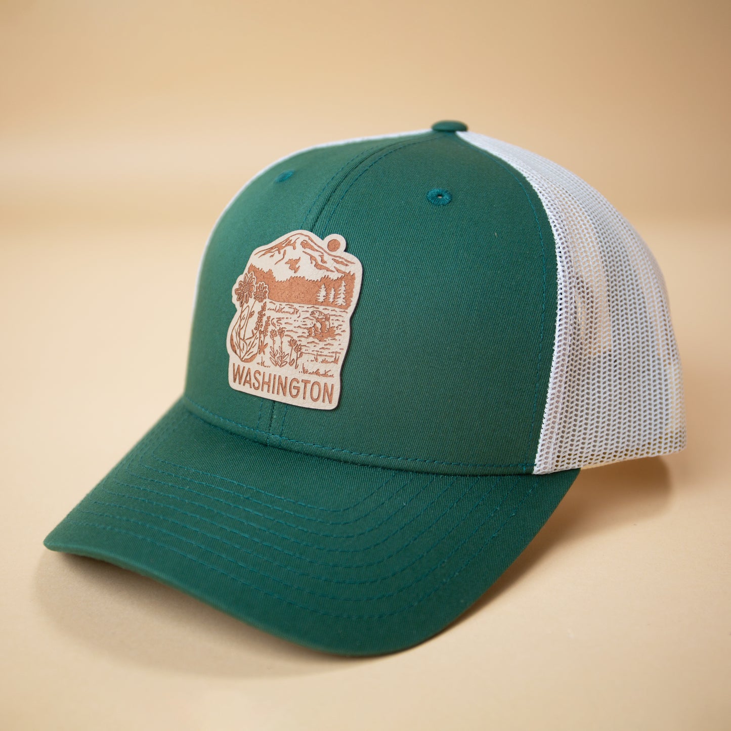 WA Mountain Lake Hat (Green)