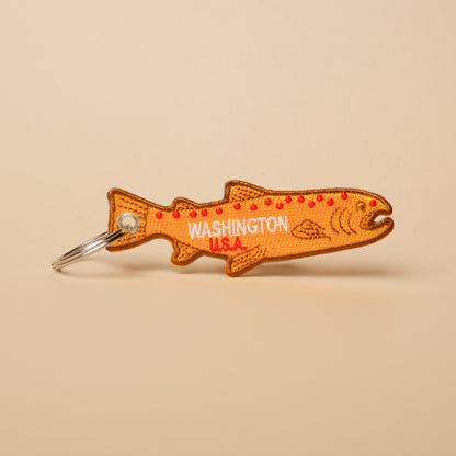 WA Fish Patch Keychain
