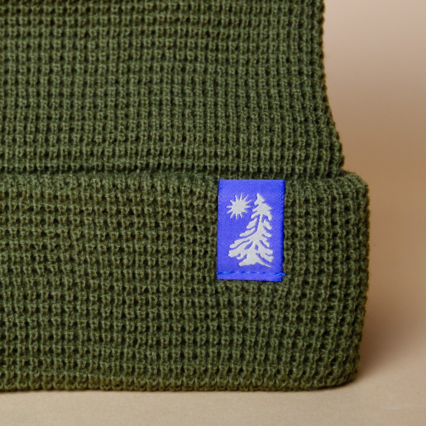 Wavy Pine Beanie (Green)