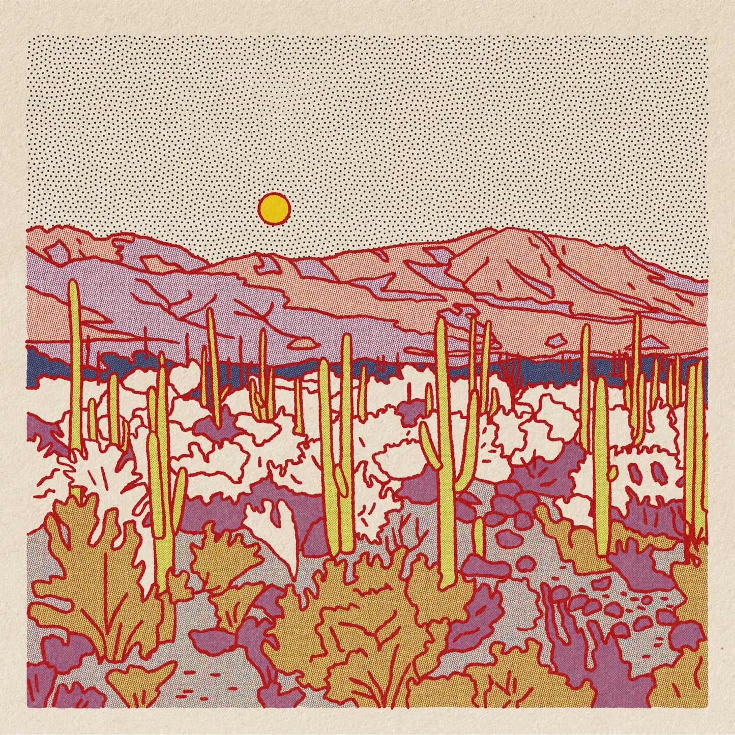 Caroline Clark: Desert Mountain #5 Print