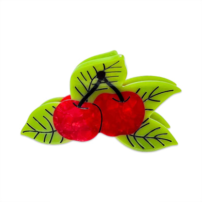 Large Cherries Hair Claw