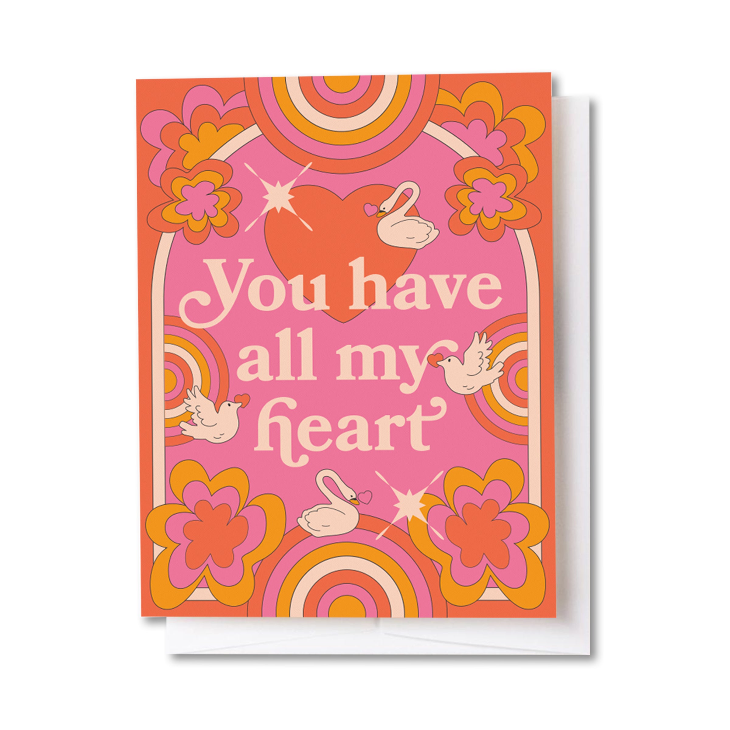 Tende Empire All My Heart Birds Card – Tender Loving Empire