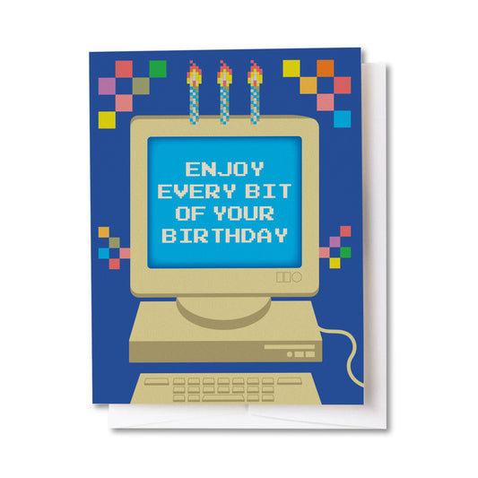 Every Bit Computer Birthday Card